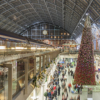 Buy canvas prints of St Pancras International Station by Graham Custance