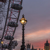 Buy canvas prints of London Sunset by Graham Custance