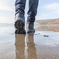 Buy canvas prints of Isle of Wight Walking by Graham Custance