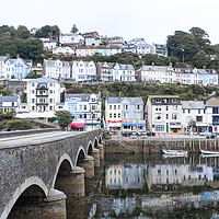 Buy canvas prints of Looe Harbour by Graham Custance