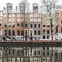 Buy canvas prints of Amsterdam Canals by Graham Custance