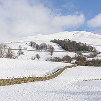 Buy canvas prints of Yorkshire Dales in Winter by Graham Custance