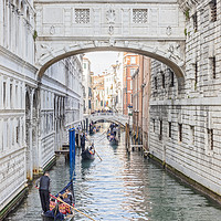 Buy canvas prints of Bridge of Sighs, Venice by Graham Custance
