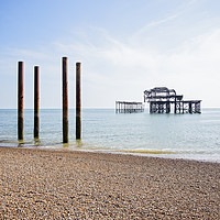 Buy canvas prints of West Pier Brighton by Graham Custance