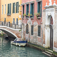 Buy canvas prints of Venice Canal by Graham Custance