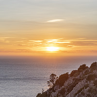 Buy canvas prints of Sunset in Ibiza by Graham Custance