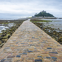 Buy canvas prints of St Michael's Mount, Cornwall by Graham Custance