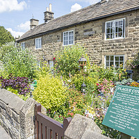 Buy canvas prints of Plague Cottage, Eyam by Graham Custance