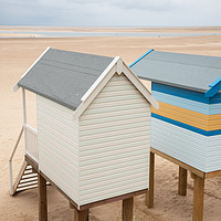 Buy canvas prints of Wells-next-the-Sea beach huts by Graham Custance