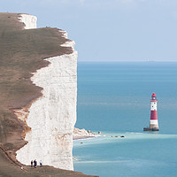 Buy canvas prints of Beachy Head Lighthouse by Graham Custance