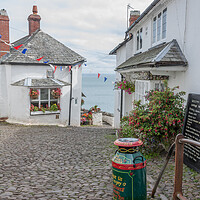 Buy canvas prints of Clovelly Village by Graham Custance