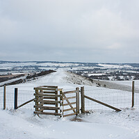 Buy canvas prints of Chilterns in Winter by Graham Custance