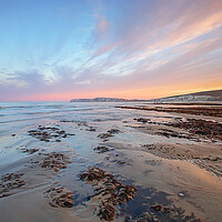 Buy canvas prints of Isle of Wight Sunrise by Graham Custance