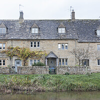 Buy canvas prints of Lower Slaughter, Cotswolds by Graham Custance