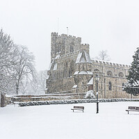 Buy canvas prints of Dunstable Priory Church by Graham Custance