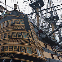 Buy canvas prints of HMS Victory by Graham Custance