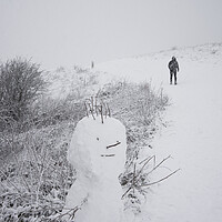 Buy canvas prints of Snowman by Graham Custance