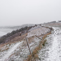 Buy canvas prints of Dunstable Downs in Winter by Graham Custance