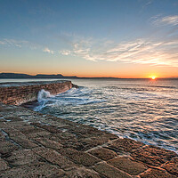 Buy canvas prints of Majestic Sunrise at The Cobb by Graham Custance