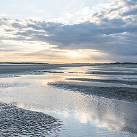Buy canvas prints of Camber Sands Sunset by Graham Custance