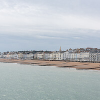 Buy canvas prints of Majestic View of Hastings Seafront by Graham Custance