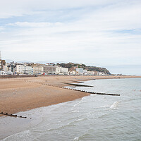 Buy canvas prints of Hastings Seafront by Graham Custance
