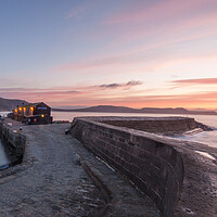 Buy canvas prints of The Cobb, LymeRegis by Graham Custance