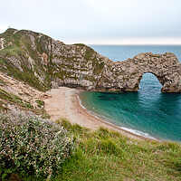 Buy canvas prints of Majestic Durdle Door: A Natural Marvel by Graham Custance