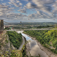Buy canvas prints of The Clifton Suspension Bridge by Gary Horne