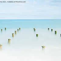 Buy canvas prints of The Pier Stumps by Gary Horne