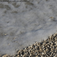 Buy canvas prints of Pebbles in the Froth by Darren Whitehead