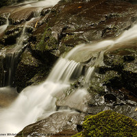Buy canvas prints of Waterfall in Spring 10 by Darren Whitehead