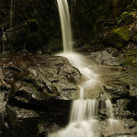 Buy canvas prints of Waterfall in Spring 12 by Darren Whitehead