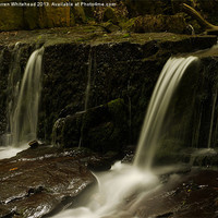 Buy canvas prints of Waterfall in Spring 16 by Darren Whitehead