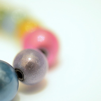 Buy canvas prints of  Pastel Beads by Mike Shepherd