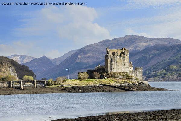 Eilean Donan Castle seen from the north Picture Board by Graham Moore