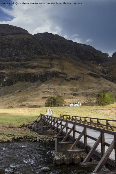 achnambeithach cottage glencoe Picture Board by Graham Moore