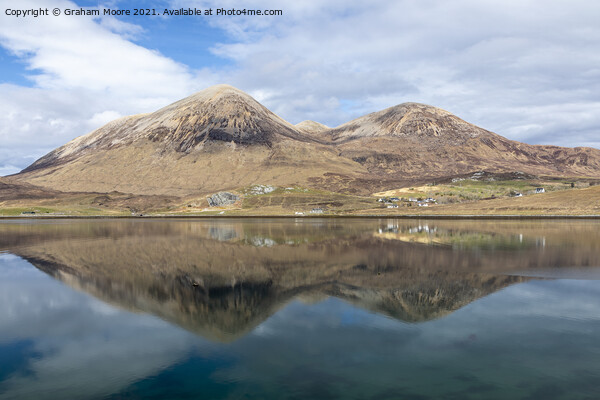 Loch Slapin and Torrin Skye Picture Board by Graham Moore