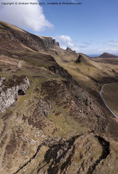 The Quiraing Skye vert Picture Board by Graham Moore
