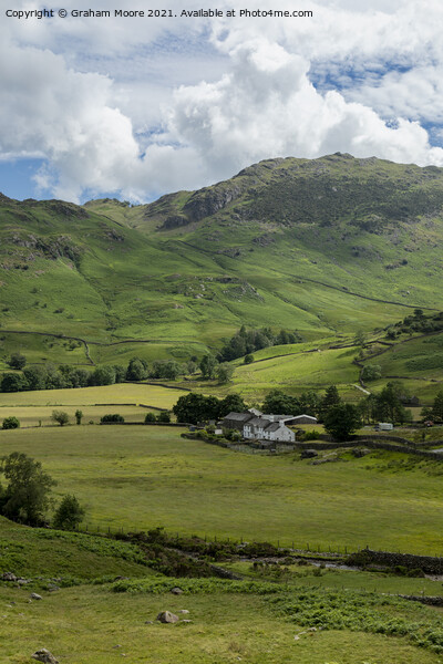Langdale valley Picture Board by Graham Moore
