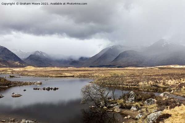 Lochan na h Achlaise Picture Board by Graham Moore