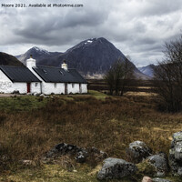 Buy canvas prints of blackrock cottage glencoe by Graham Moore