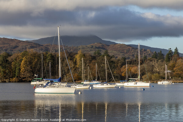 Windermere sunrise Picture Board by Graham Moore