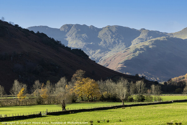 Great Langdale Picture Board by Graham Moore