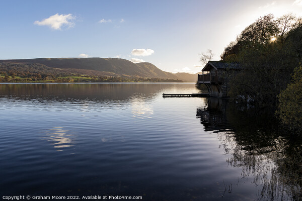 Ullswater boathouse Picture Board by Graham Moore