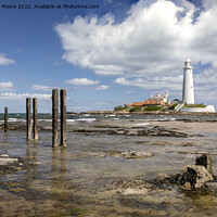 Buy canvas prints of St Marys lighthouse by Graham Moore