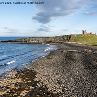 Buy canvas prints of Dunstanburgh Castle from the north elevated by Graham Moore