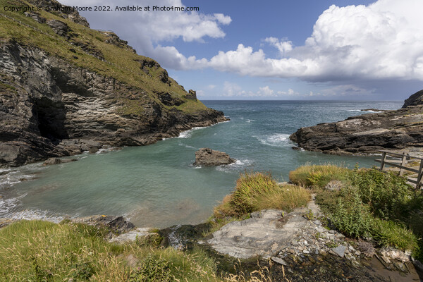 Tintagel Bay Picture Board by Graham Moore