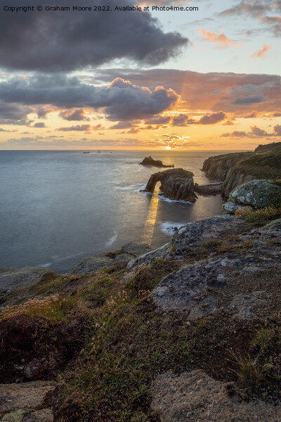 Lands End sunset long exposure Picture Board by Graham Moore
