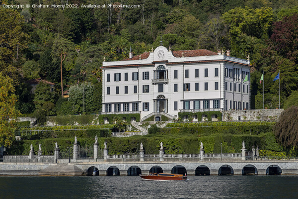 Villa Carlotta Lake Como Picture Board by Graham Moore